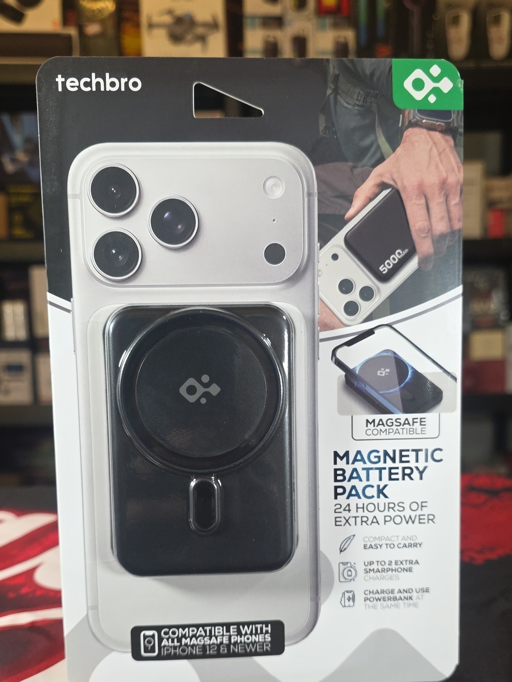 Magnetic MagSafe-Compatible Battery Pack - Black...Factory Sealed